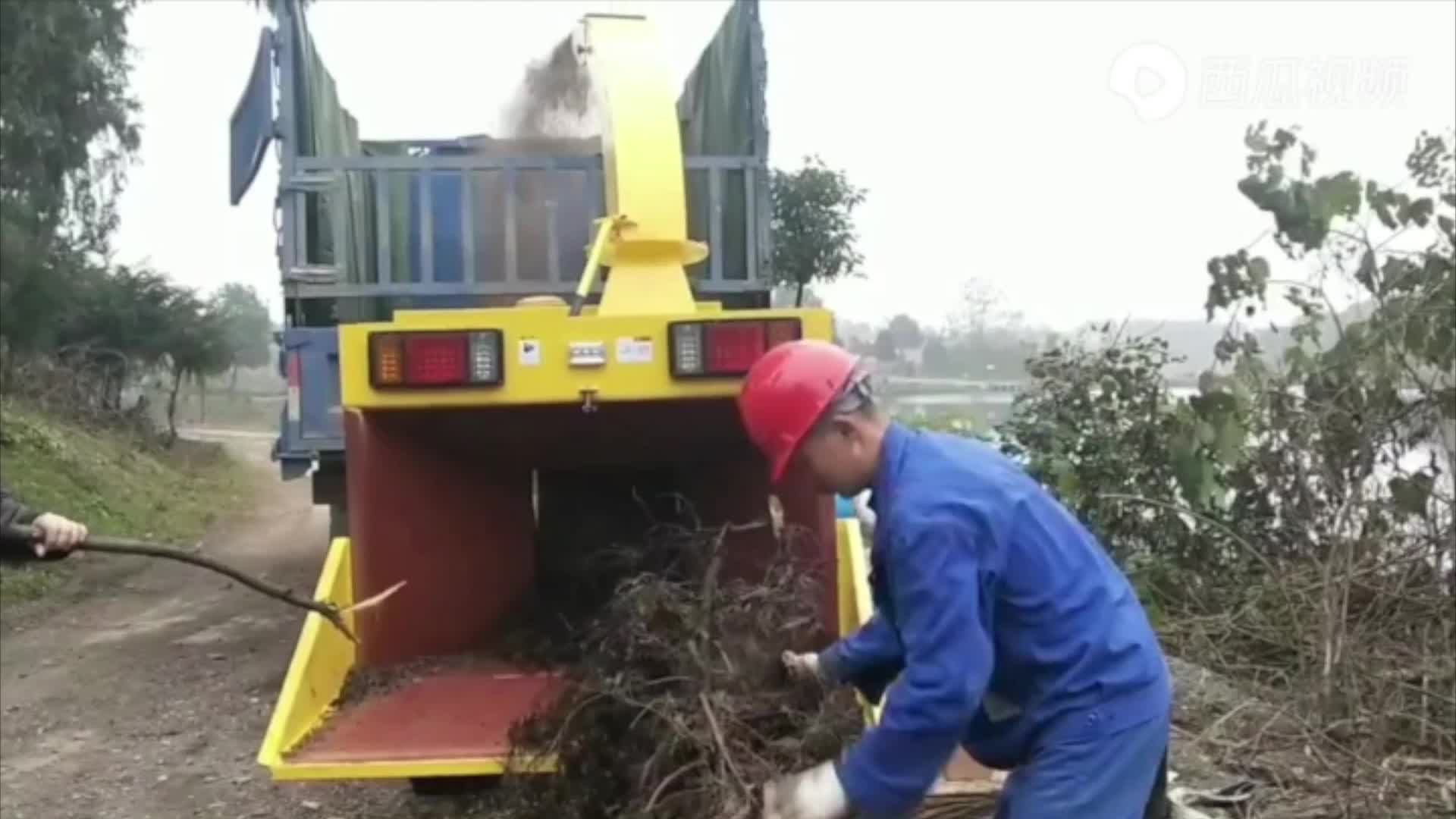 園林樹枝粉碎機